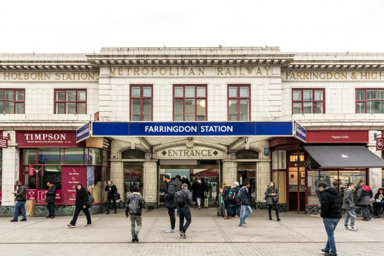 לונדון Superfast Broadband 2Bd City Flat Farringdon מראה חיצוני תמונה